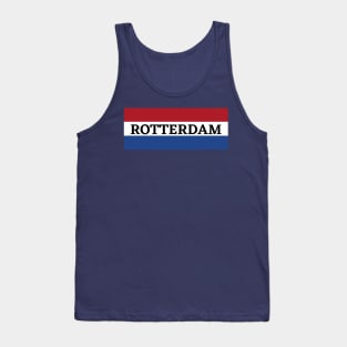 Rotterdam City in Dutch Flag Tank Top